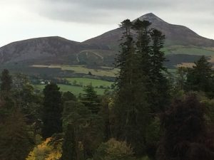 The Sugar Loaf in County Wicklow Ireland - The View from the Powerscourt Estate driveway.